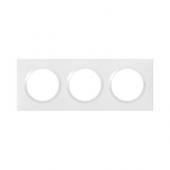  Plaque carre dooxie 3 postes 