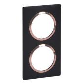  Plaque carr�e dooxie 2 postes 