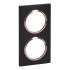  Plaque carr�e dooxie 2 postes 