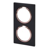  Plaque carr�e dooxie 2 postes 