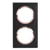  Plaque carr�e dooxie 2 postes 