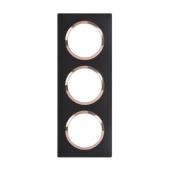  Plaque carr�e dooxie 3 postes 