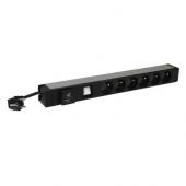  PDU 19pouces 1U LCS - 6x2P+T 
