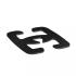  Pied noir pour colonnettes 1 e 
