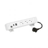  Bloc Bureau 3x2P+T F/B + USB A 