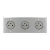  3 Prises 2P+T Surface 16A 250V 