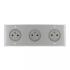  3 Prises 2P+T Surface 16A 250V 