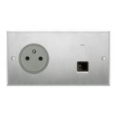  Prise 2P+T 16A et RJ45 Cat. 6 