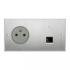  Prise 2P+T 16A et RJ45 Cat. 6 