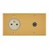  Prise 2P+T 16A 250V + Prise TV 