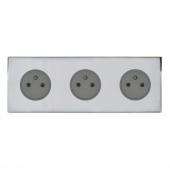  Triple Prise de courant 2P+T 1 