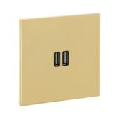  Prise Double USB 3A - Epure Or 