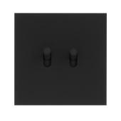  Double Poussoir - Epure Noir M 