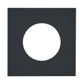  Plaque Prise 2P+T - Epure Noir 