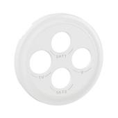  Enjoliveur prise TV-R-SAT-SAT 