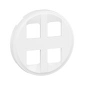  Enjoliveur prise quadruple RJ4 