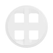  Enjoliveur prise quadruple RJ4 