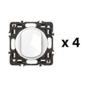  Lot 4 interrupteurs ou-va-et-v 