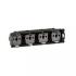  Prise 4x2P+T compacte Cliane 
