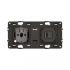  Prise 2P+T + prise 2USB Type-A 