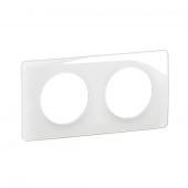  Plaque C�liane 2 postes - Blan 