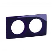  Plaque C�liane 2 postes - Bleu 