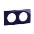  Plaque C�liane 2 postes - Bleu 