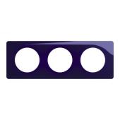  Plaque C�liane 3 postes - Bleu 