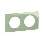  Plaque C�liane 2 postes - Vert 
