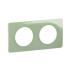  Plaque C�liane 2 postes - Vert 