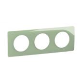  Plaque C�liane 3 postes - Vert 
