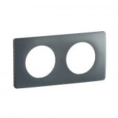  Plaque C�liane 2 postes - Bleu 