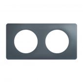  Plaque C�liane 2 postes - Bleu 