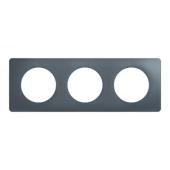  Plaque C�liane 3 postes - Bleu 