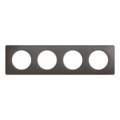  Plaque C�liane 4 postes - Gris 