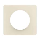  Plaque C�liane 1 poste - Blanc 