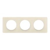  Plaque C�liane 3 postes - Blan 
