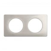  Plaque C�liane 2 postes - Alu 