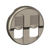  Enjoliveur prise double RJ45 C 