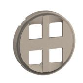  Enjoliveur prise quadruple RJ4 