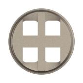  Enjoliveur prise quadruple RJ4 