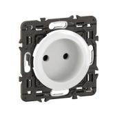  Prise 2P C�liane enjoliveur Bl 