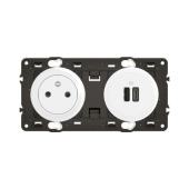  Prise 2P+T et USB A+C 20W pr�c 