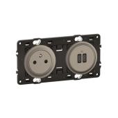  Prise 2P+T et USB C+C C�liane 