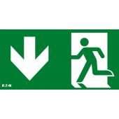  ETIQUETTE HORIZONTALE FLECHE B 