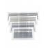  GRILLE SIMPLE DEFLEX ABS BLANC 