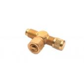  RACCORD TE 3/8-1/4 SCHRADER 