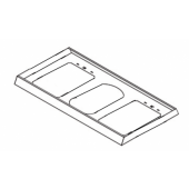  Dalle rectangulaire Cadre en s 