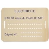  LOT DE 10 PLAQUES D.IDENTIFICA 