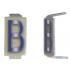  LOT 25 LETTRES B 6X11 ALU IVOI 